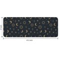 thumbnail image 7 of Dark Blue Sun Moon Cross Pattern Kitchen Rug Mat,Kitchen Runner Rugs Non Skid Washable,Decorative Kitchen Floor Mats for Kitchen,Sink,Laundry,17"x47.2", 7 of 7