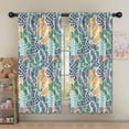 thumbnail image 5 of Blackout Kids Curtains,Pioneer Flower Floral Print Pattern Childrens Insulated Curtains Set Of 2,Bedroom Essentials,Toddler Room Decor 52"x63", 5 of 5