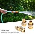 thumbnail image 2 of Cergrey 3PCS Hose Connector Garden Hose Repair Kit Quick Connector Adapter Irrigation Tools Parts,Hose Repair Kit,Connector Fittings, 2 of 8