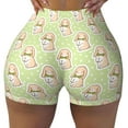 thumbnail image 2 of Haiem Rabbit With Tie No Front Seam Biker Shorts for Women Yoga Workout Gym Bike Shorts with Tummy Control Moisture-Wicking-X-Large, 2 of 9