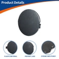 thumbnail image 4 of Cubierta del gancho de remolque del parachoques trasero izquierdo del conductor de Unique Bargains, tapa de gancho gris, adecuada para Mazda 6 Atenza 2018-2021, 4 of 6