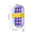 thumbnail image 4 of Xihbxyly Bandeja de Hielo Grande, Molde para Cubitos de Hielo con Mecanismo de Prensa, Máquina de Hielo de Silicona de Alta Capacidad, Producción de Hielo Sin Esfuerzo para Cócteles, Congelación de H, 4 of 7
