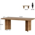 thumbnail image 2 of Tribesigns 63-Inch Conference Table, Farmhouse Home Office Computer Desk, Heavy Duty Meeting Table for Office Study Living, 2 of 6