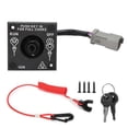 thumbnail image 1 of Single Engine Ignition Cut Off Switch with Keys 176408 Fit for Johnson BRP Evinrude Outboard, 1 of 5