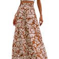 thumbnail image 6 of Fashionable Chiffon Floral Wide-leg Pants For Women, 6 of 6