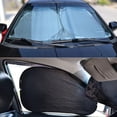thumbnail image 4 of 6PC/Set Windshield Sun Shade Visor Heat Block Screen Ray Folding Cover Universal, 4 of 5