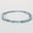 Aquamarine, variant on 4mm Natural Gemstone Round Beads Layering Healing Bracelets for Reiki Balance-Selenite