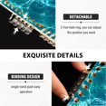 thumbnail image 4 of Haosy Teal Ocean Water Notebooks 2 Pcs 1-subject Journal 60 Sheets A5 College Ruled Paper Detachable Ring 8.3"x5.7", 4 of 8