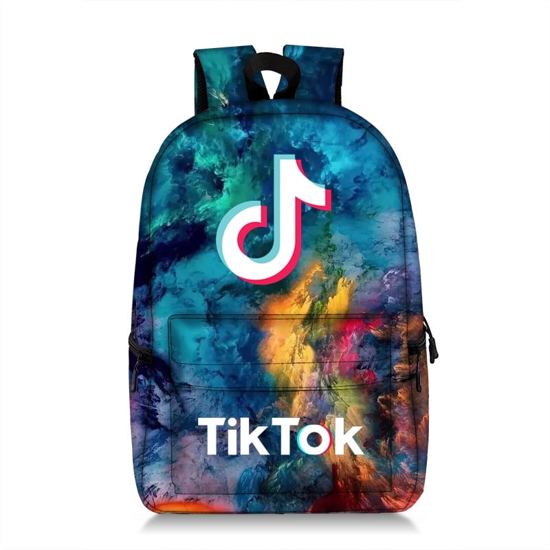 HZCY 18INCH Tik&Tok Full Print Backpack School Bags for Girls & Boys
