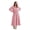 Pink, variant on NAYAOTO Women's Maxi Shirt Dress - 2026 Long Sleeve Button Casual Fall A-line Work Tiered Dresses with Belt and Pockets