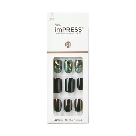 KISS imPRESS Limited Edition Press-On Nails, ‘Set in Stone’, 30 Count