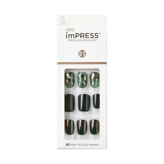 KISS imPRESS Limited Edition Press-On Nails, ‘Set in Stone’, 30 Count