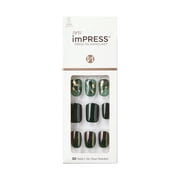 KISS imPRESS Limited Edition Press-On Nails, Set in Stone, 30 Count