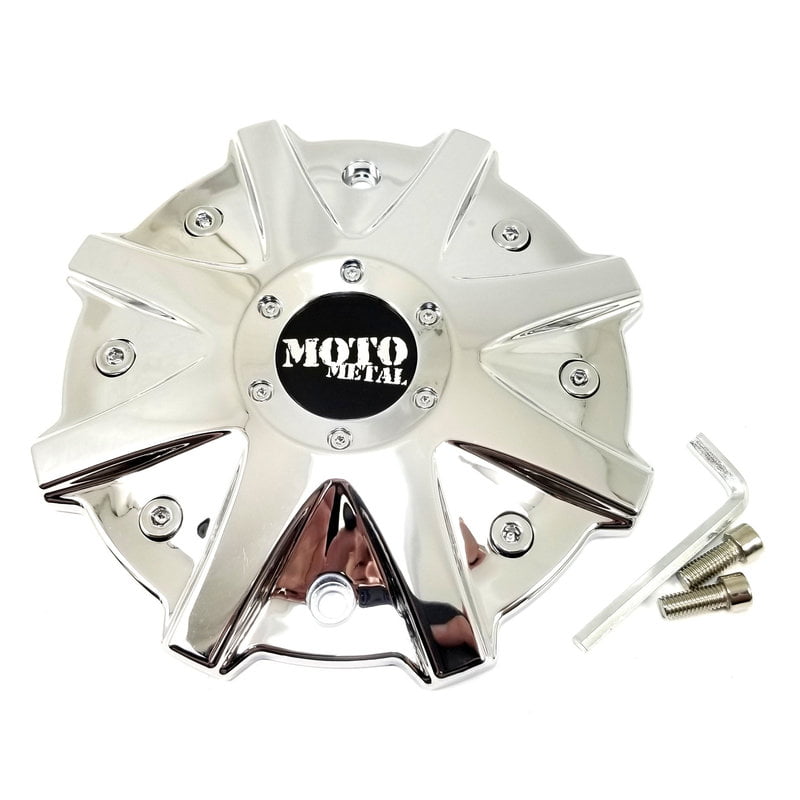 Moto Metal Chrome Wheel Center Hub Cap 8 Lug 8x165 8x170