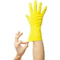 thumbnail image 3 of SteadMax 10 Pack Yellow Cleaning Latex Dish Gloves, Individually Packed, Extra Large Size (10 Pairs), 3 of 5