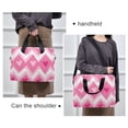 thumbnail image 6 of FORMRS 16" Laptop Bag Carrying Sleeve Case with Handle Travel Shoulder Briefcase, Heart Geometric, 6 of 8
