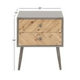 thumbnail image 5 of DecMode 23" x 19" Grey Wood Modern Cabinet, 5 of 10
