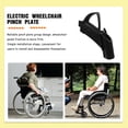 thumbnail image 1 of Luxshiny Wheelchair Footrest Fixing Mount Black Pa Material Reliable Replacement Accessory, 1 of 8