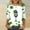 #234-Army Green, variant on Ounisa Women 3/4 Sleeve St. Patrick's Day T-Shirts Crew Neck Spring Graphic Tee Tops Clothes