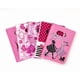 thumbnail image 1 of 50 bolsas de plástico estampadas de color rosa intenso, rectangulares, con asa, ideales para compras, regalos y pequeños negocios., 1 of 4