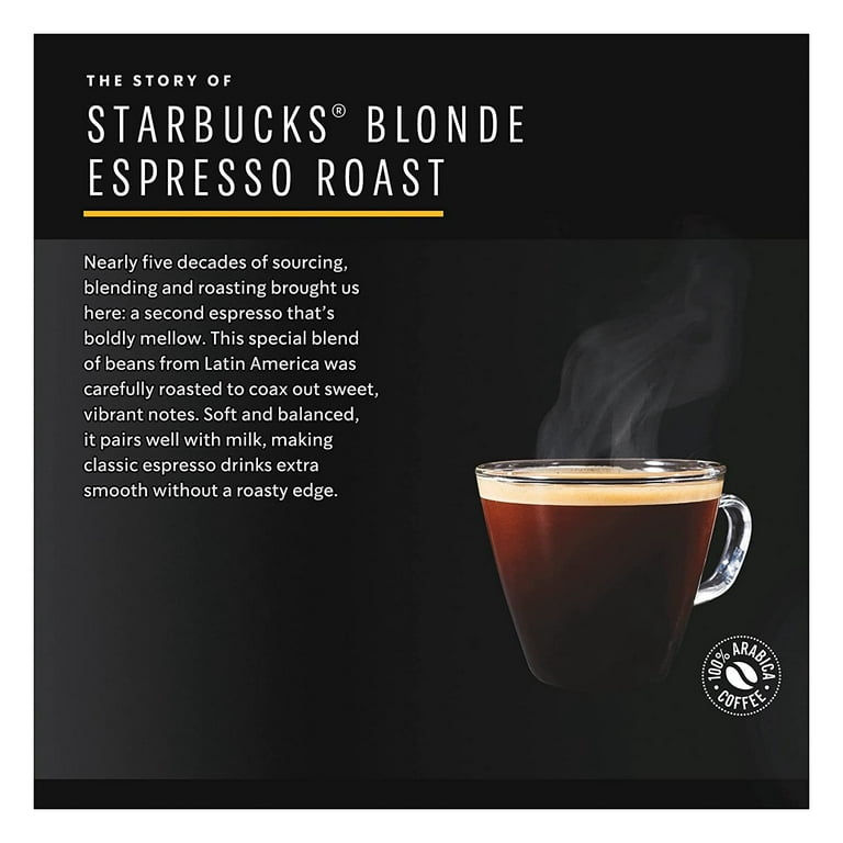 Dolce Gusto Starbucks Coffee, Blonde Espresso Roast, 12 Count, Pack of 3 