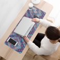 thumbnail image 3 of Long Mouse Pads for Desk,Blue Ethnic Paisley Pattern Desk Mats on Top Of Desks, Desk Mouse Pad Extra Large with 3mm Non-Slip Base and Stitched Edge for Gaming,Office,Work,Home 31.5"x11.8", 3 of 6