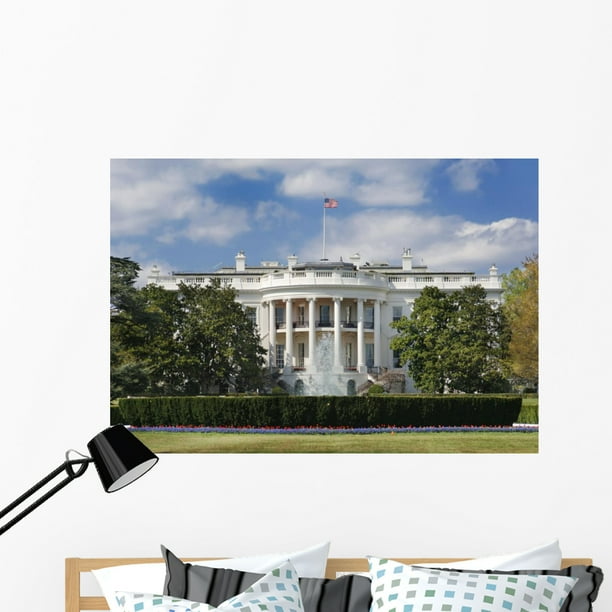 White House Wall Mural by Wallmonkeys Peel and Stick Graphic (48 in W x