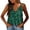Green, variant on AWZXDE Womens Summer Tops Solid Color V Neck Sequin Camisole Tank Top T Shirt