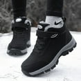 thumbnail image 2 of nsendm Female Shoes Adult Womens Snow Boots Wide Width Size 9 Snow Cotton Boots Winter New Water Proof Non Slip Durable Women Snow Boots Size 6 Black 9, 2 of 7