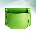 thumbnail image 5 of Zcyifa 2Pcs Wall Hanging Garden Planter Felt Pocket Container (Green), 5 of 10