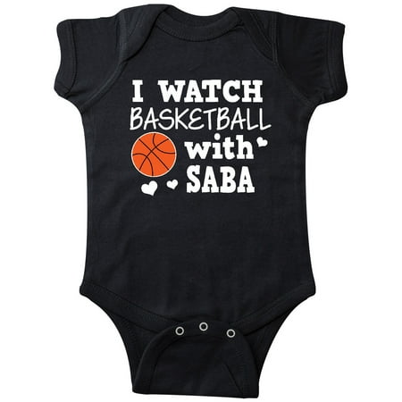 

Inktastic I Watch Basketball with Saba Gift Baby Boy Bodysuit