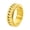 Gold, variant on Stainless Steel Cuban Link Spinner Ring for Men Rotating Fidget Band Wedding Band Men's Jewelry Gift for Husband Boyfriend Silver Size 7