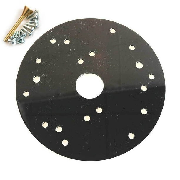 Taytools 300005 Universal Router Base Plate 6 1 2 Inch Diameter 5 16 Inch Thick Fits Most 1 2 Hp Porter Cable Ryobi Bosch Makita Sears Fein Milwaukee Freud Hitachi Elu And Dewalt Routers Amazon Com