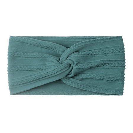 

AIMAOMI 1PCNewborn Baby Girls Solid Cross Knot Headband Stretch Hairband Headwear H