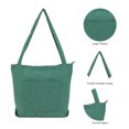 thumbnail image 2 of Bolso de almohada de pana Bolso de hombro femenino duradero para el ocio diario (verde), 2 of 9