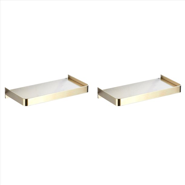 2X Estante de Baño Estante de Almacenamiento de Teléfono Estantes de Acero Inoxidable Soporte de Cesta de Ducha de Montaje en Pared Soporte de Teléfono ()