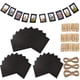 thumbnail image 1 of Paquete de 30 marcos de fotos de papel, marco de fotos de papel de 10x15 cm con clips de madera y cuerda, juego de marcos de fotos de cartón de 4x6 para decoración de la pared del hogar, 1 of 7