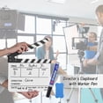 thumbnail image 1 of Clapboard Acrylique Professionnel Effaçable à Sec Film TV Réalisateur Scène d'Action Clapboard Ardoise, 1 of 8
