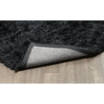thumbnail image 2 of 5' x 7' Black Anthracite Solid Shag Rug, 2 of 4