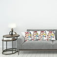 thumbnail image 3 of Ambesonne Butterfly Throw Pillow Cover 4 Pack, Joy Wildflowers Hiking, 16", Multicolor, 3 of 7