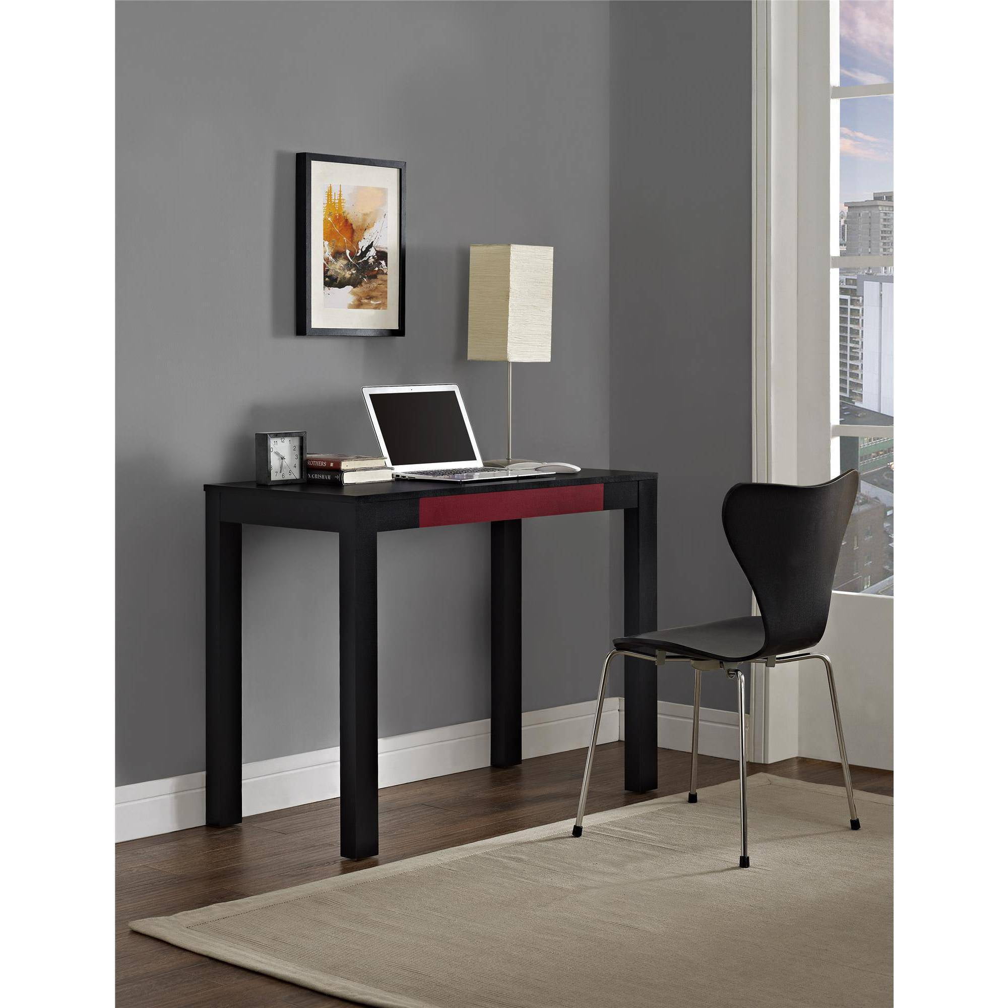 Eagle Furniture Coastal Customizable Single Pedestal Computer Desk