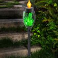 thumbnail image 4 of Lámpara La antorcha de la llama solar enciende la lámpara impermeable del paisaje del jardín del camino (4pcs) Ndcxsfigh Nuevos Originales, 4 of 9