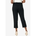 thumbnail image 2 of Jessica London Women's Plus Size Classic Cotton Denim Capri, 2 of 4