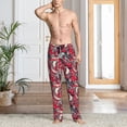 thumbnail image 2 of Mens Pajama Pants, Rooster Head Soft Sleep & Lounge Pants for Men, Cuteness Casual PJ Bottoms Pants with Pockets, 2 of 7