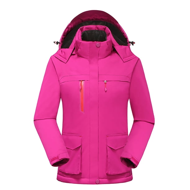Abrigo informal con capucha y manga larga para mujer, color liso, moderno, con tres capas de calefacción, grueso y con capucha.