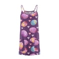 thumbnail image 4 of ATOGUTA Dress for Girls Casual Summer Spaghetti Straps Easter Romper Dresses with Pockets for Kid Size 3T-10. Multicolor, 4 of 6