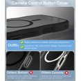 thumbnail image 3 of YINLAI iPhone 16 Pro Case Compatible with Mag-safe,Wave Frame Design Translucent Matte Back TPU Bumper Shockproof Women Men Magnetic Protective Phone Cases for iPhone 16 Pro 6.3",Black, 3 of 8
