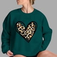 thumbnail image 5 of Womens 2026 Romance Tops Comfy Round-Neck Leopard Sweatshirt Valentines Fashion Print Long Sleeve Outfits Casual Love Tees Soft Daily Clothing Shirts, 5 of 5