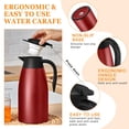 thumbnail image 3 of Jarra térmica para café Norme, 2 unidades, 2 litros, con aislamiento de acero inoxidable, 3 of 7