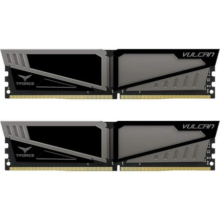 Platinum Sdram Memory - Team Vulcan 16GB (2 x 8GB) 288-Pin DDR4 SDRAM DDR4 2400 (PC4 19200) Desktop Memory Model TLGD416G2400HC14DC01